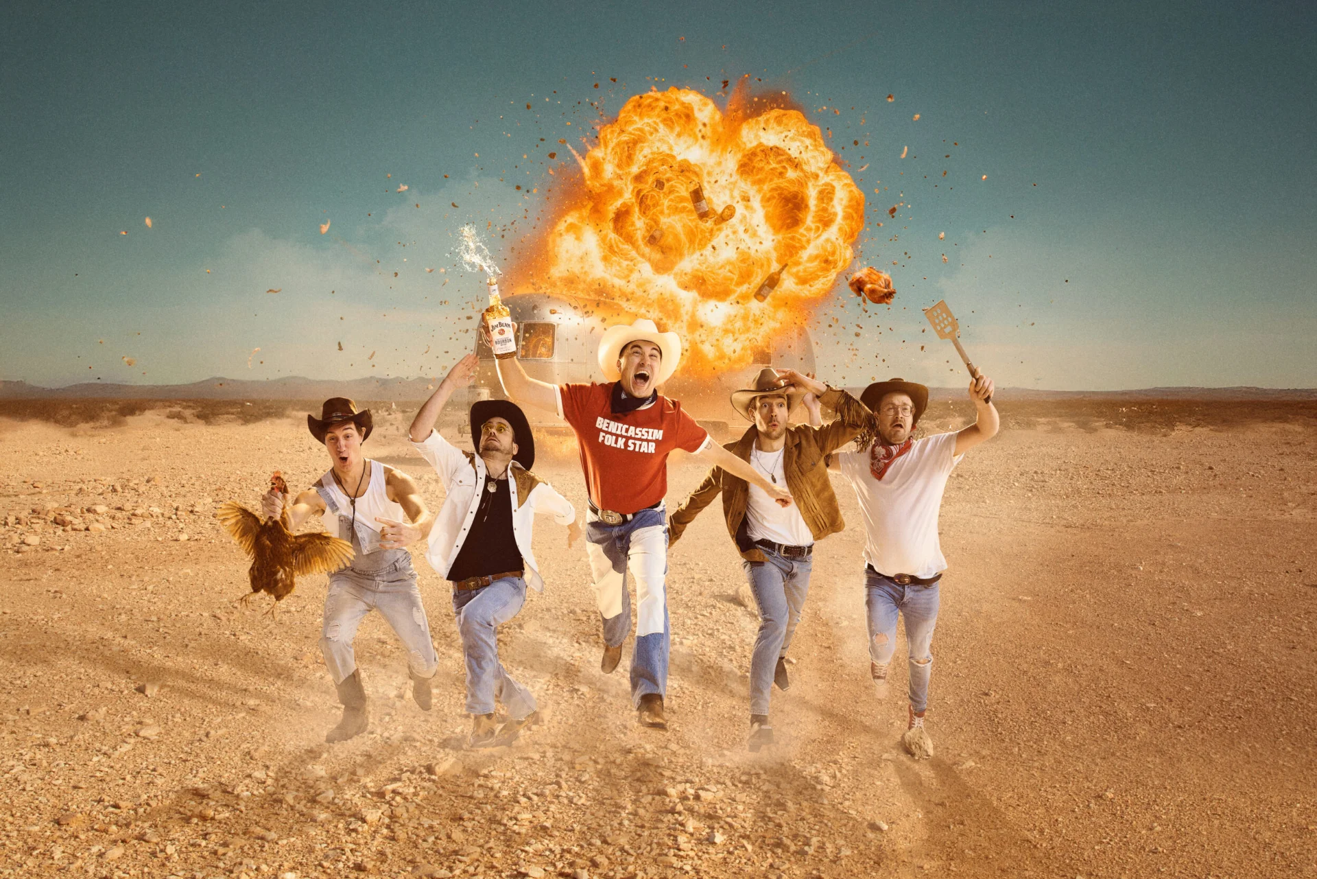 The Hillbilly Moonshiners - Persfoto